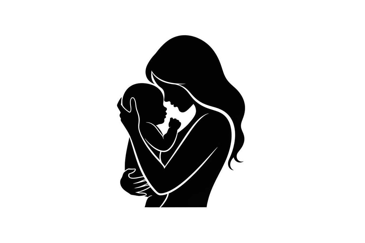 50 Mother and Baby Love Silhouette S, an Illustration by Designs_River (Photo 4 of 51)