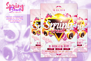 Spring V2 Break Flyer Template, a Flyer Template by InTheSky15 (Thumbnail 1 of 2)