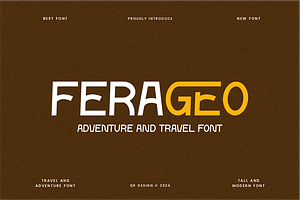 Ferageo - Travel & Adventure Font