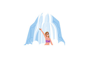 Tourist enjoying refreshing, a Sport Illustration by pikepicture