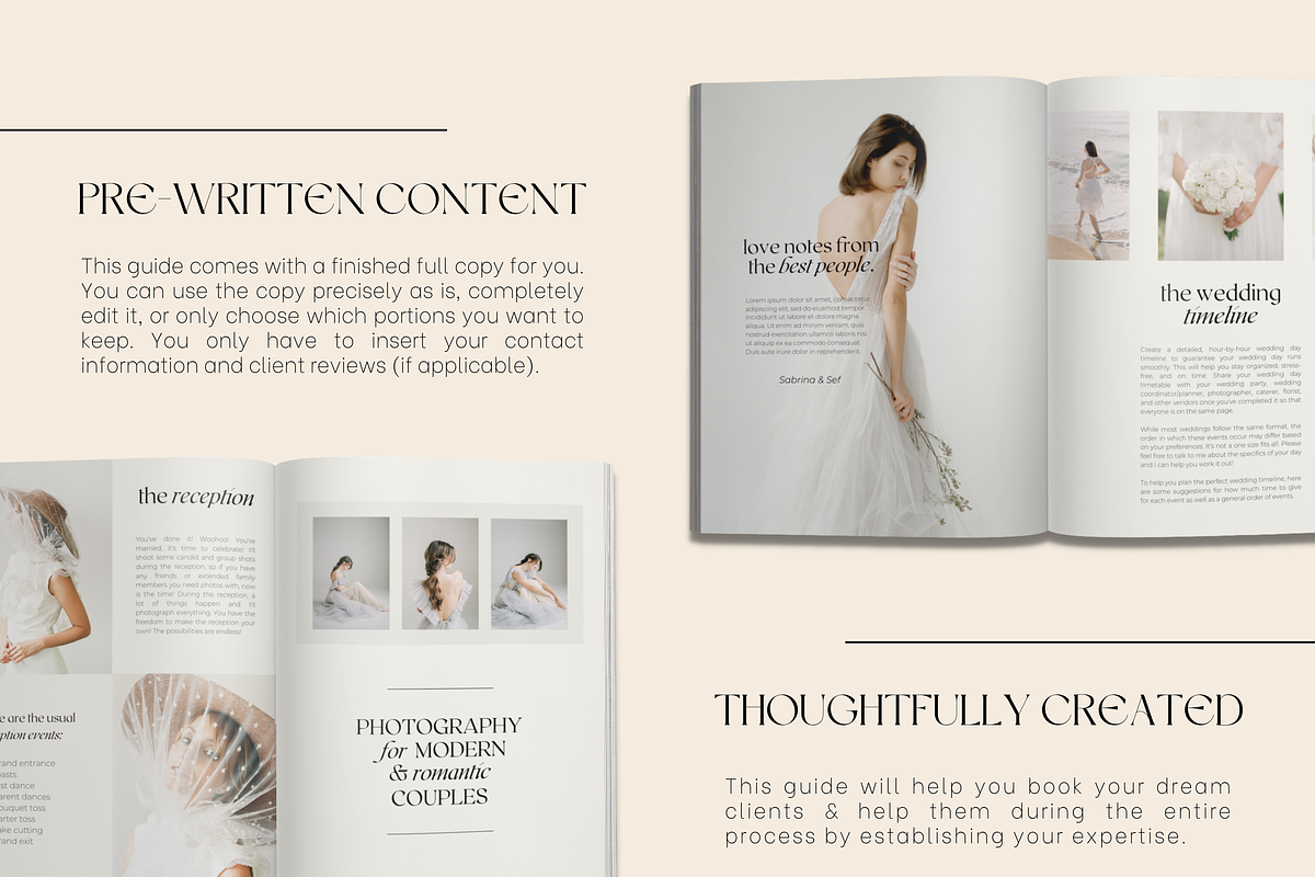 Wedding Photography Client Guide, a Marketing Template by Branding Babe Co. (Photo 2 of 9)