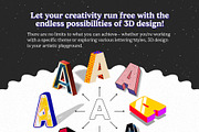 3D Letters Builder, a Brush Add-On by Nico-Ng (Thumbnail 7 of 27)
