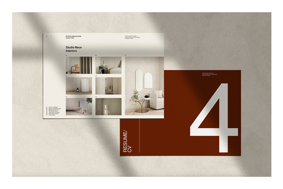 Neue Portfolio and Resume, a Brochure Template by T E M P L Y (Photo 6 of 13)