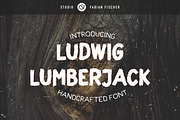 Ludwig Lumberjack - Handmade font, a Sans Serif Font by Studio FabianFischer (Thumbnail 1 of 3)