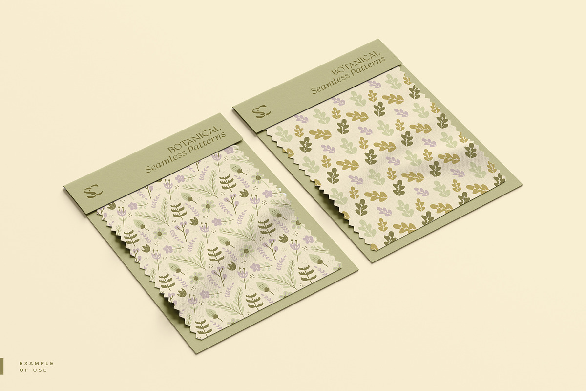 Botanical Seamless Patterns, a Pattern Graphic by studiocolectivo (Photo 3 of 12)
