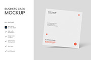 Floating Square Business Card Mockup, an Advertising Mockup by graphypix (Thumbnail 2 of 4)