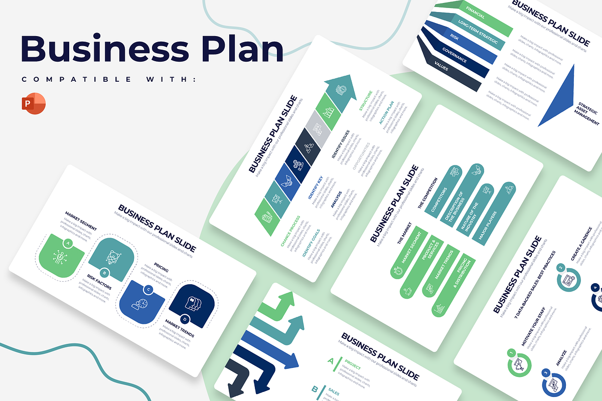 Business Plan Powerpoint Templates, a Presentation Template by Slidesmash (Photo 1 of 4)