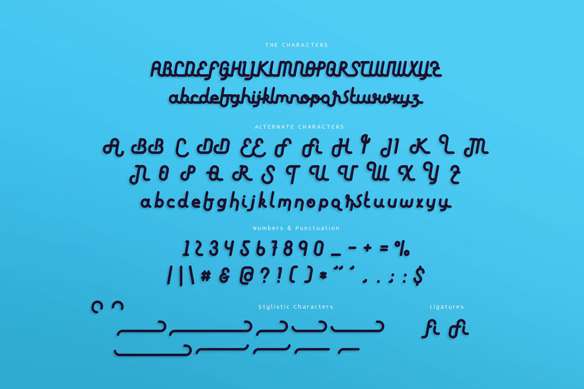 Marbelous Script preview 2