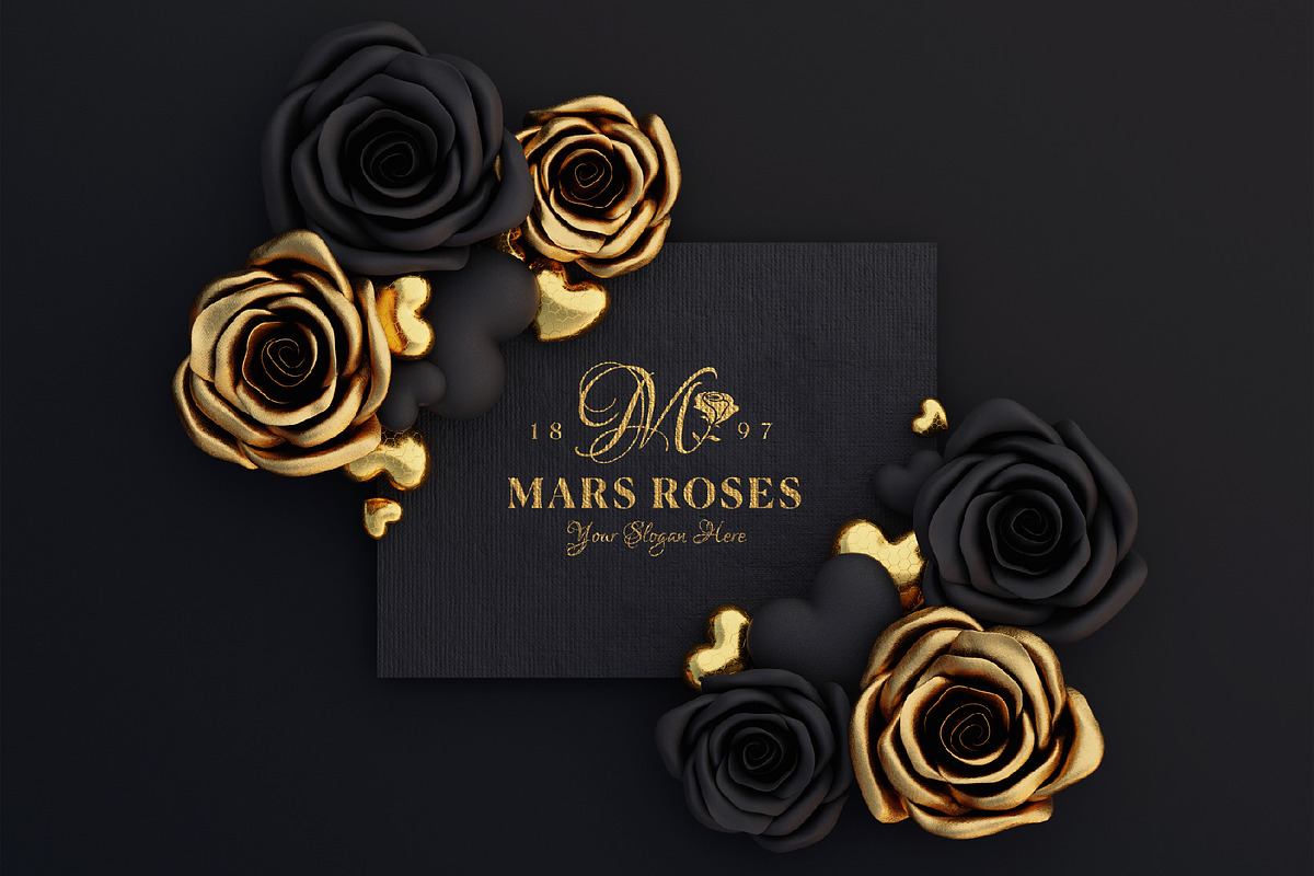 Luxury Letter A-Z with Rose Logo Kit, a Branding & Logo Template by Luxury Logos (Photo 10 of 12)