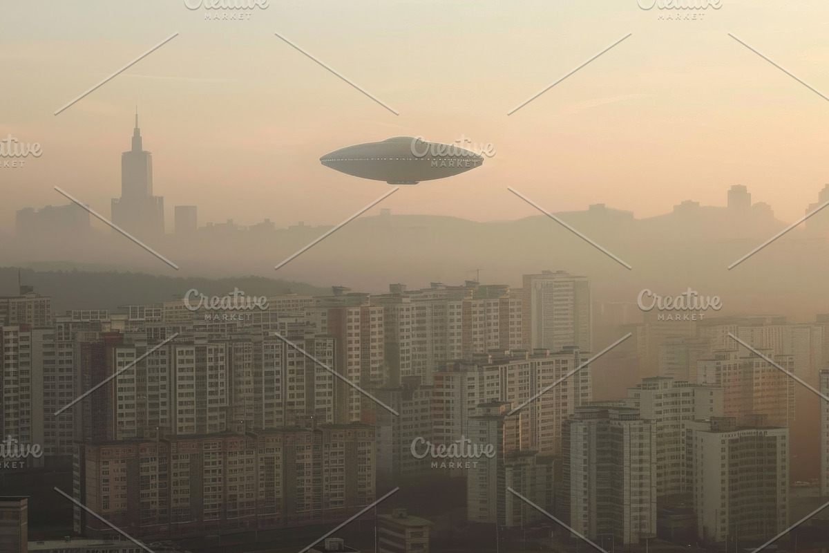 97 UFO objects flying in the sky, a Transportation Photo by Handmadefont (Photo 72 of 101)