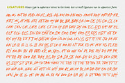 Fashion Experiment // Funky Font, a Handwritten Font by PeachCreme (Thumbnail 13 of 14)
