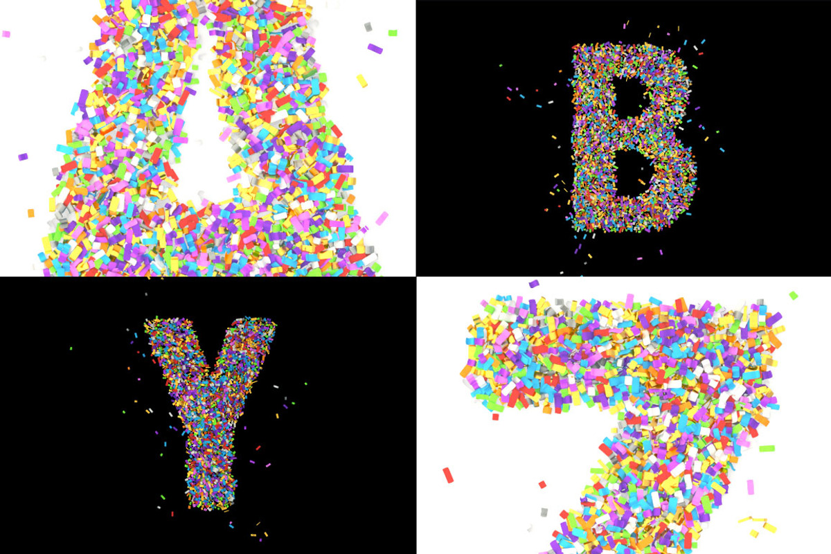Confetti Type, an Object Graphic by Design Assets (Photo 4 of 8)