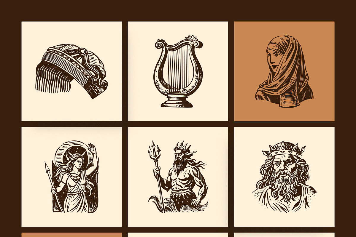 Vintage Cultures and Civilization, a Person Illustration by Creative Stall (Photo 19 of 33)