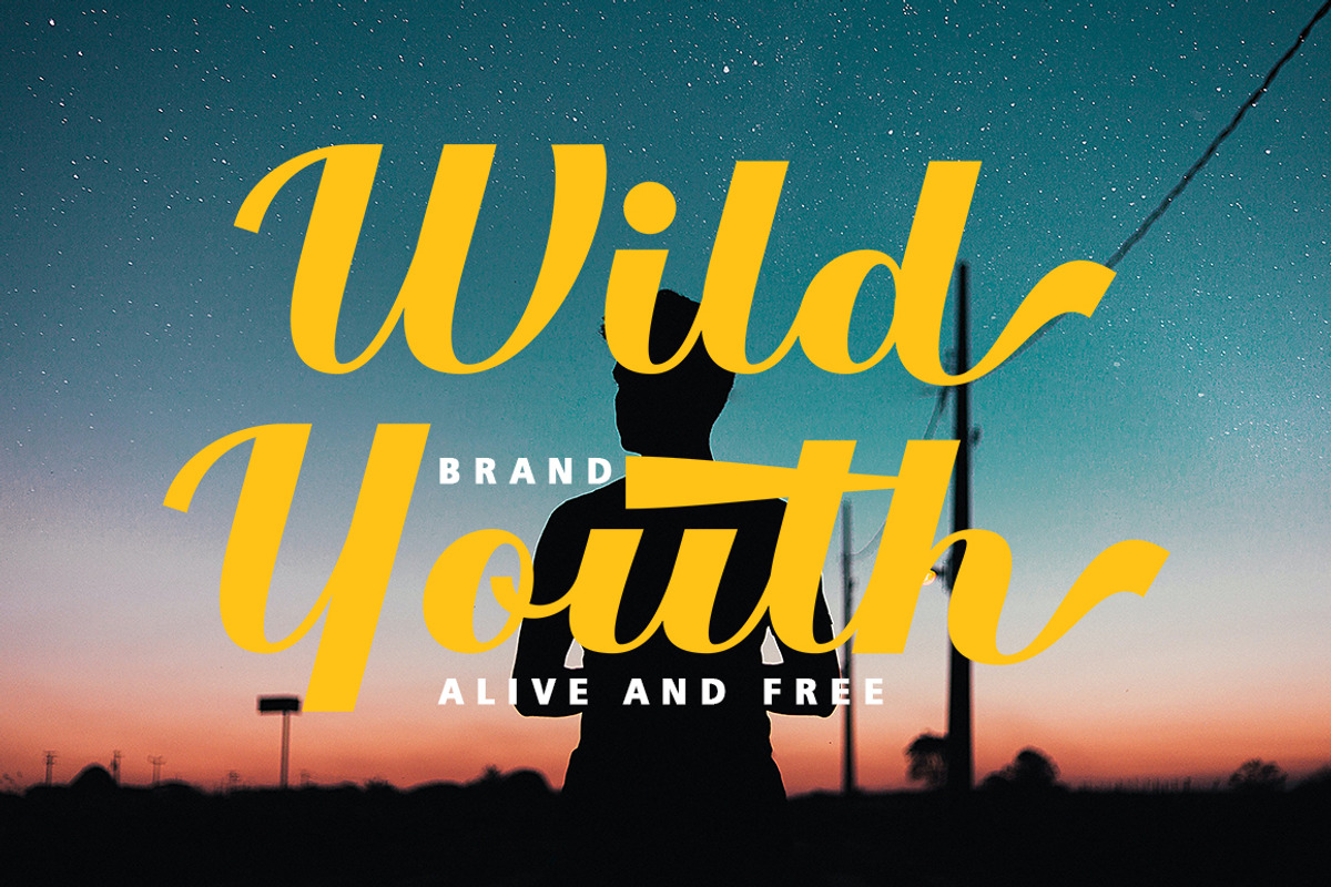 Antum - Vintage Bold Script, a Script Font by Rotterlab Studio (Photo 7 of 8)