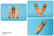 Wooden Surfboard Mockup, a Product Mockup by RamStudio2 (Thumbnail 5 of 16)