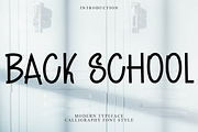 Back School, a Sans Serif Font by FreshTypeINK (Thumbnail 1 of 7)