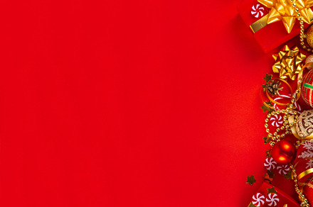 Christmas and New Year background, a Holiday Photo by Rimma