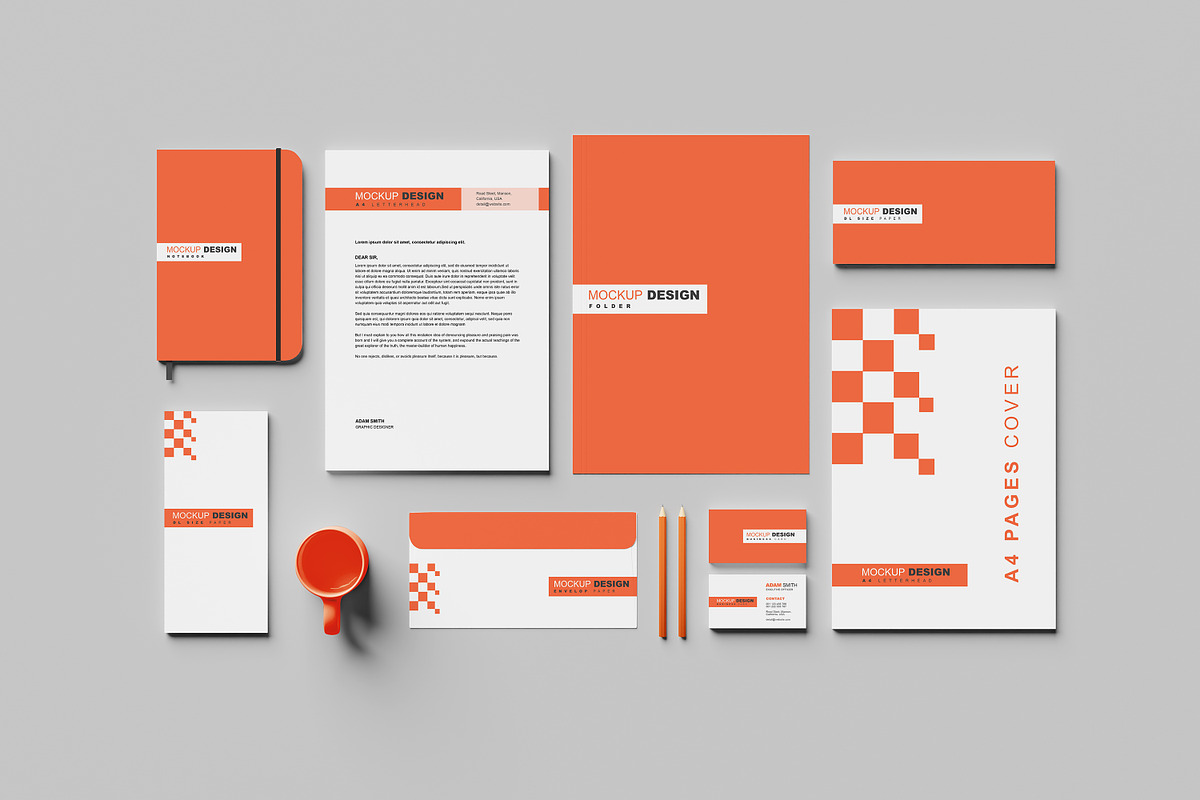 Stationary Mockups, a Mockup by alimran24 (Photo 8 of 11)