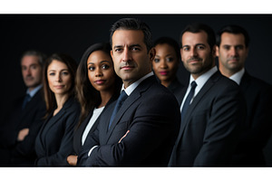 Business Team Portrait in, a Person Illustration by CREATIVEDEF