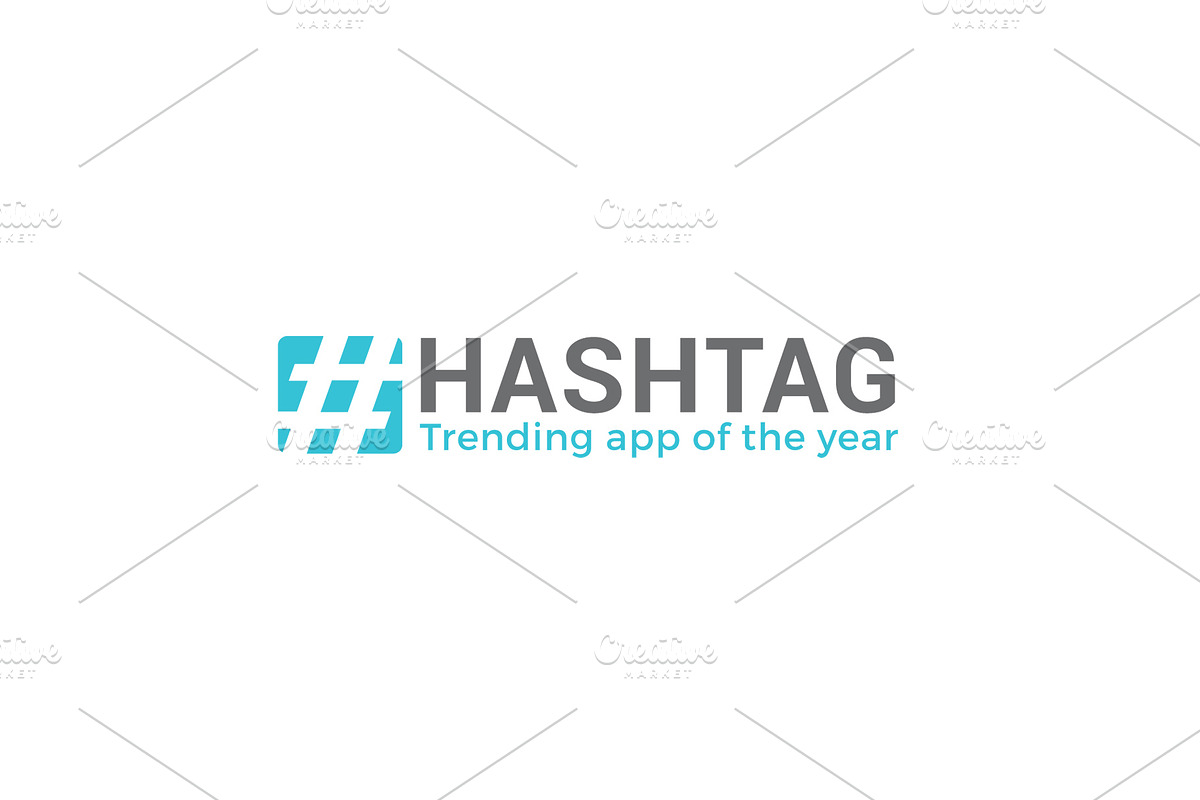 Hashtag-Creative Logo Design, a Branding & Logo Template by Conflutech Designs (Photo 3 of 3)