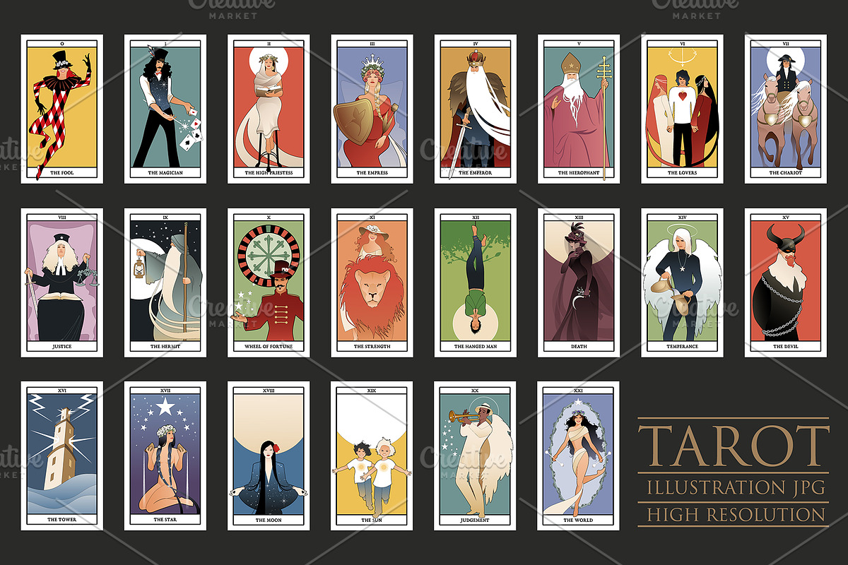 Complete Tarot. NEW!, an Illustration by La Inspiratriz (Photo 1 of 5)