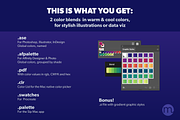 Blend color palette for AI, AF, Pr, a Palette Add-On by Monolinea (Thumbnail 2 of 2)