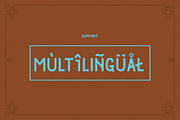 The Barra, a Sans Serif Font by ViactionType (Thumbnail 9 of 10)