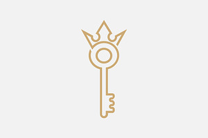 King Key Logo Template;