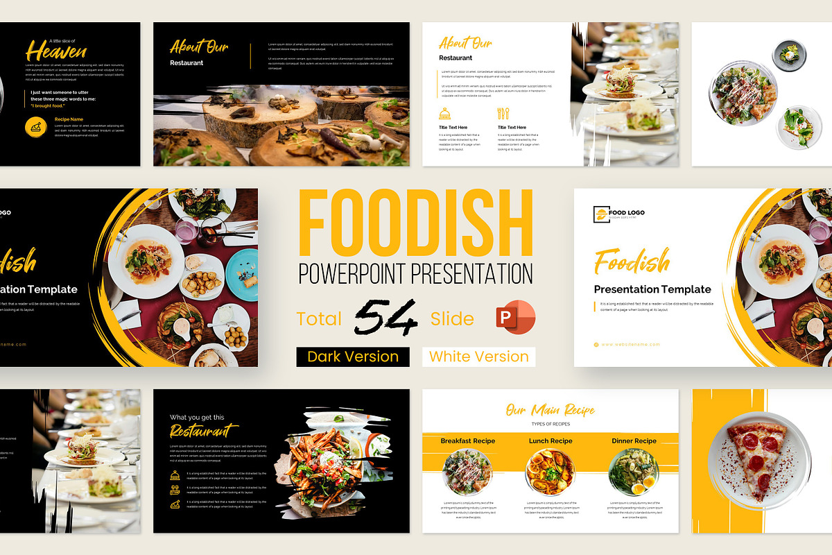 Foodish Powerpoint Presentation, a Presentation Template by zahidhossainalif (Photo 1 of 16)