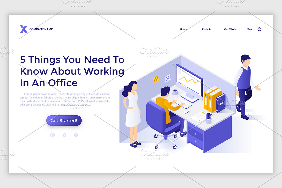 Isometric Solutions Mini. Part 10, a Templates & Theme by Andrew Kras Design (Photo 4 of 16)