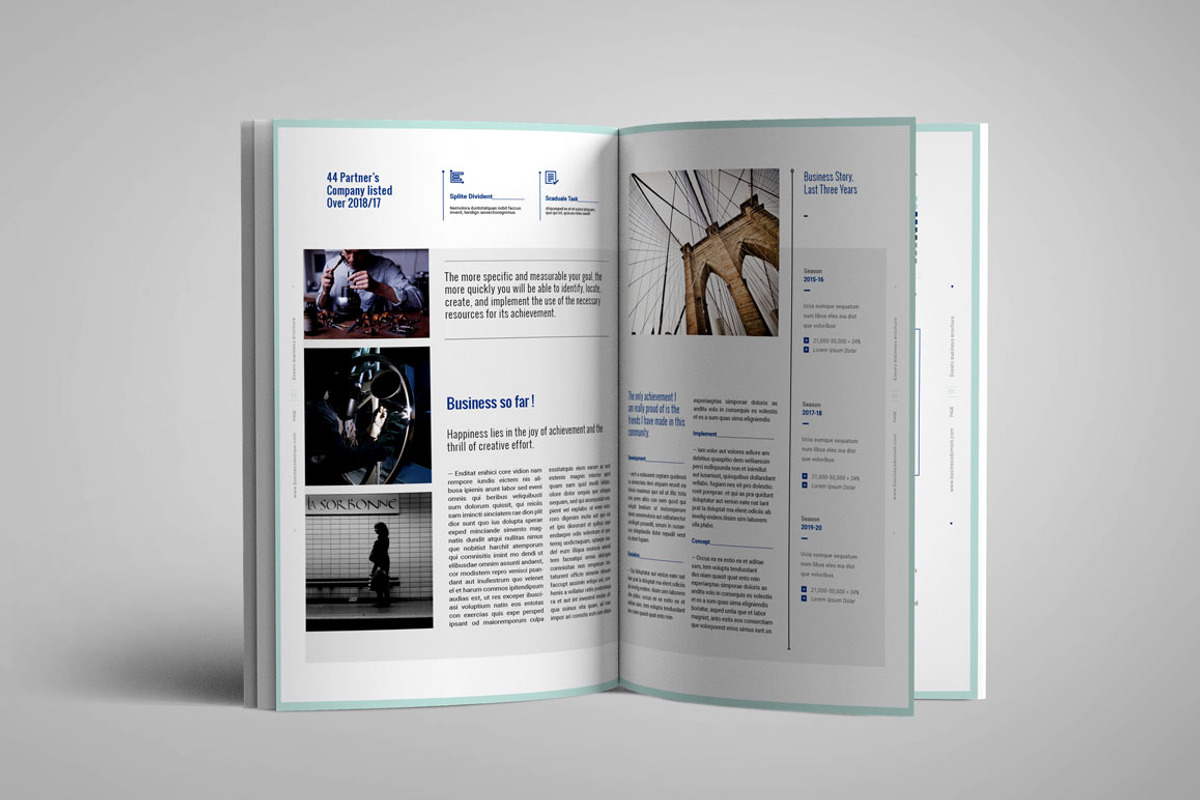 Annual Report, a Brochure Template by Elite_Standard (Photo 3 of 12)