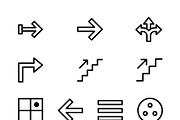 Bundles Set Floral Wedding Icons, an Outline Icon by adenpinkstore (Thumbnail 9 of 44)