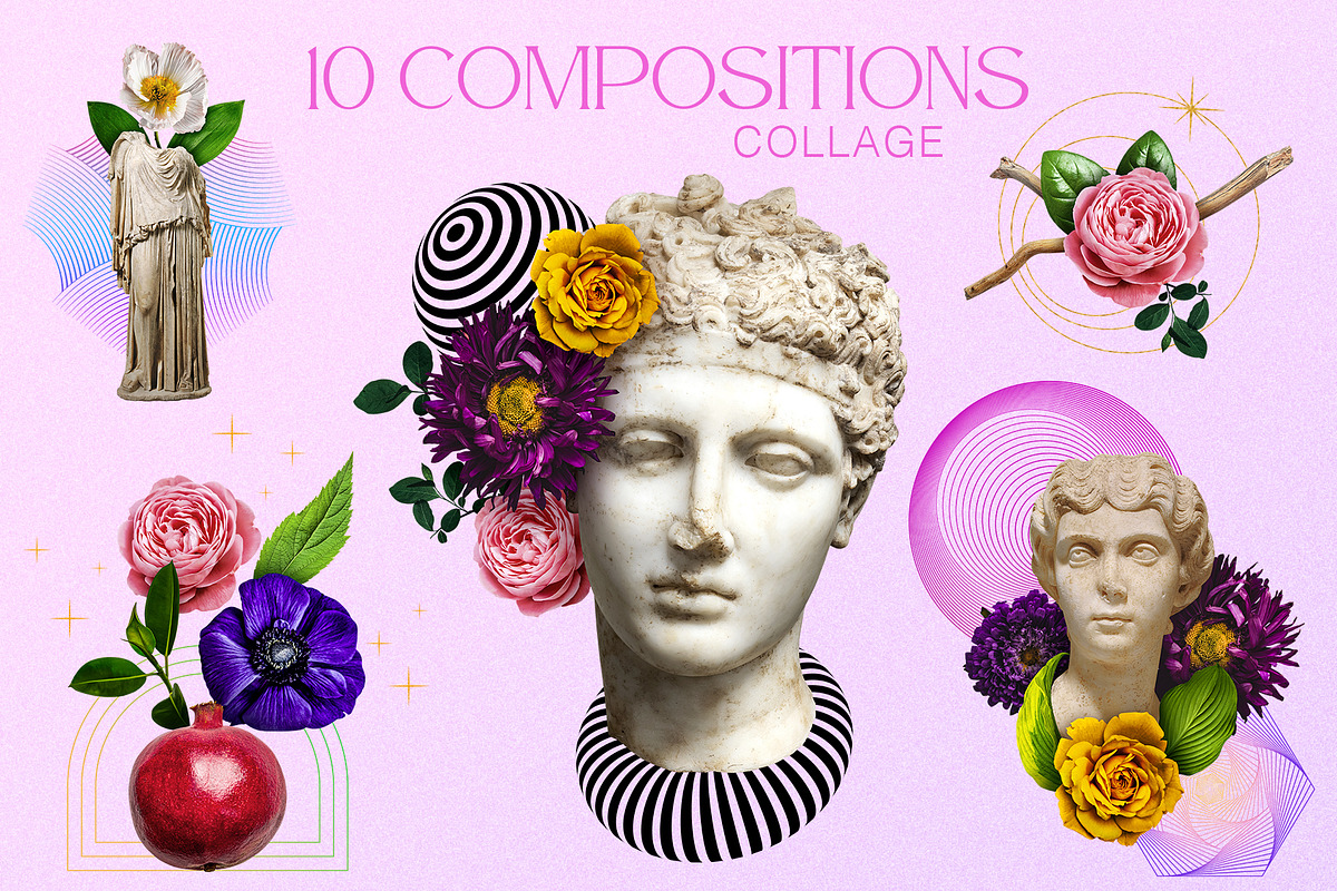 Modern Antique Collage Creator 200+, an Object Graphic by CatJello Graphics (Photo 3 of 15)