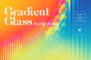 Gradient Glass Backgrounds