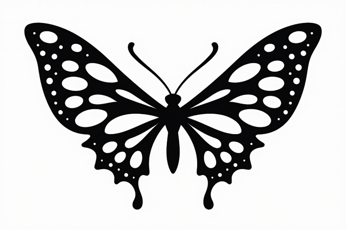butterfly laser cut design, an Illustration by BIPLOB EXPERT (Photo 3 of 13)
