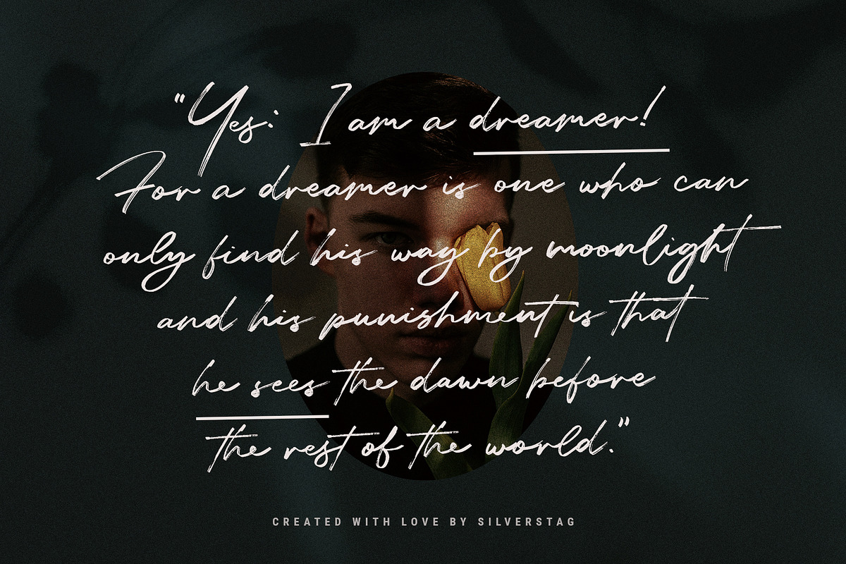Dreaming Of Spring Stylish Font Duo, a Sans Serif Font by SilverStag Type Foundry (Photo 7 of 23)