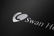 Beautiful Cute Swan Heart Love, a Branding & Logo Template by jongcreative (Thumbnail 3 of 4)