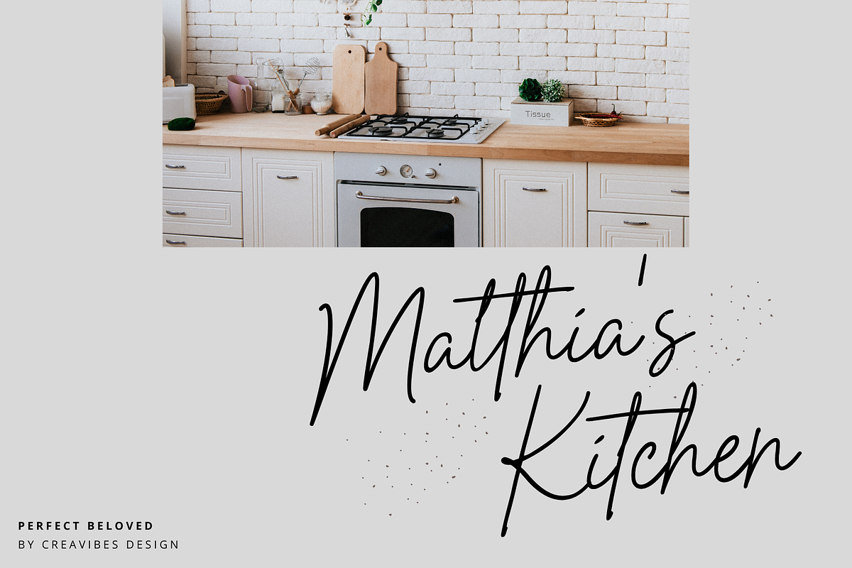 Perfect Beloved - Monoline Font, a Script Font by Creavibes Design (Photo 4 of 12)