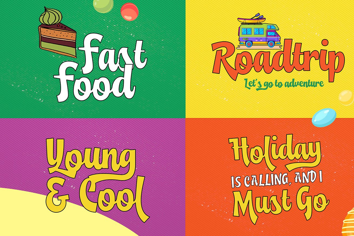 Munchy Script Font, a Script Font by Luna Shop (Photo 8 of 10)
