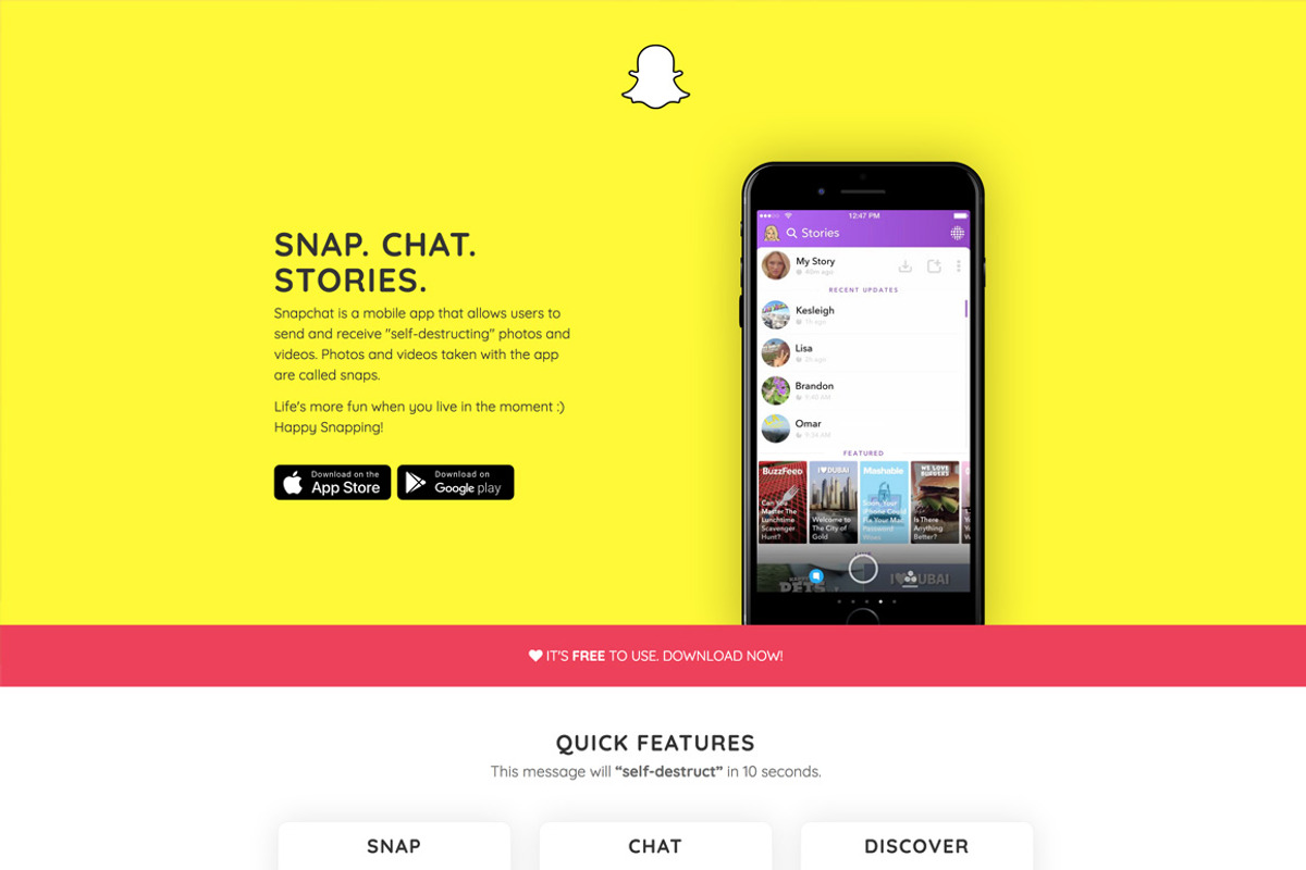 Mobile Application Landing Page, a Landing Page Template by IQSIR (Photo 3 of 5)