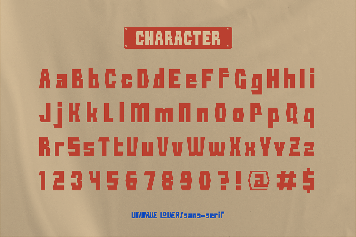 Unwave Lover | Display Sans Serif, a Sans Serif Font by Denustudios (Photo 12 of 14)