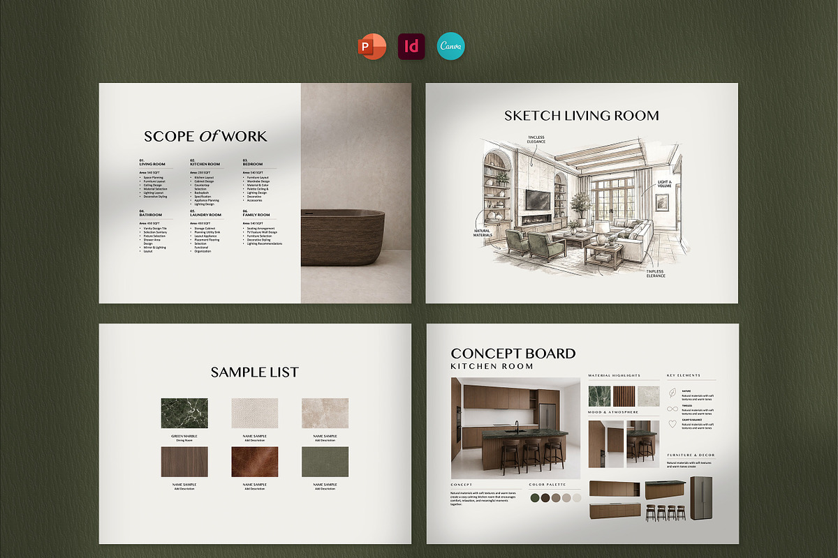 Interior Design Client Presentation, a Presentation Template by SKY CREATION (Photo 2 of 7)