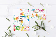 Spring and summer wedding card set, an Invitation Template by TurquoiseDesign (Thumbnail 2 of 7)