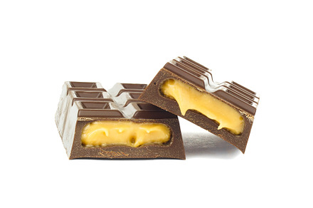 Chocolate bar isolated on white back, a Food & Drink Photo by AlexBush