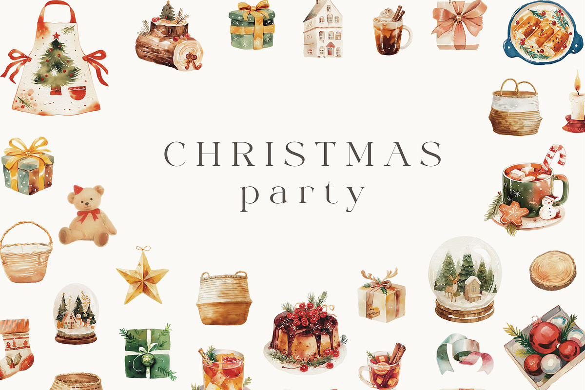 Christmas Party, a Seasonal Illustration by heyiamalice (Photo 18 of 19)