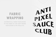 District Made DM1350L Perfect V-Neck, a Shirt Mockup by Pixel Sauce™ (Thumbnail 5 of 7)