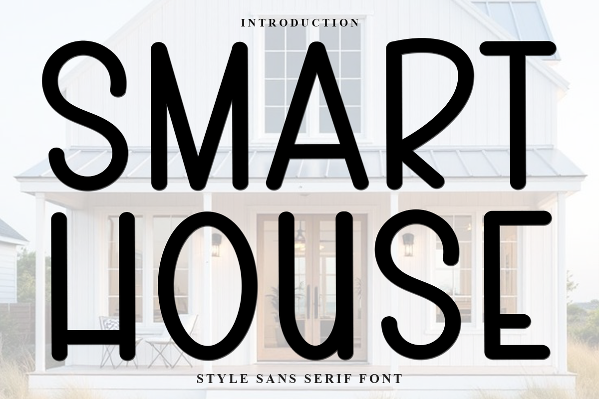 Smart House, a Script Font by FreshTypeINK (Photo 1 of 7)