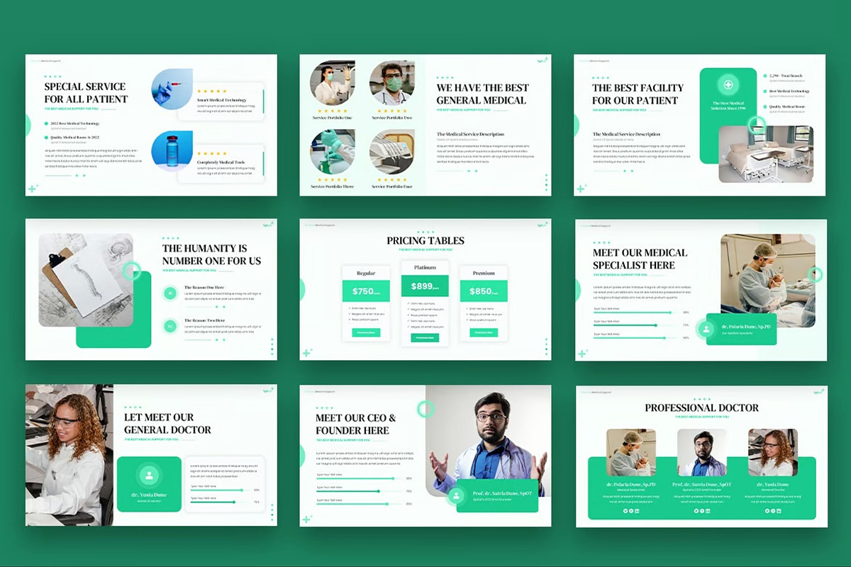 Spital - Medical Google Slides, a Presentation Template by Fit-tee (Photo 6 of 6)