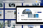 Modern Real Estate Google Slides, a Presentation Template by MtvtdArt (Thumbnail 1 of 6)