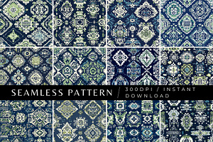 12 Mexi Aztec Seamless Patterns